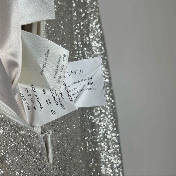 Abella by Allure Karina Size 10 Bridal Wedding Reception Formal Mermaid Gown - Picture 11 of 16